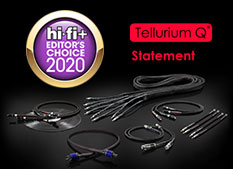 Уникальная награда для кабелей Tellurium Q Statement