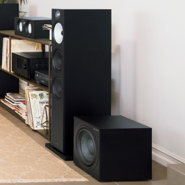 Bowers & Wilkins ASW608 Matte Black активный сабвуфер_3