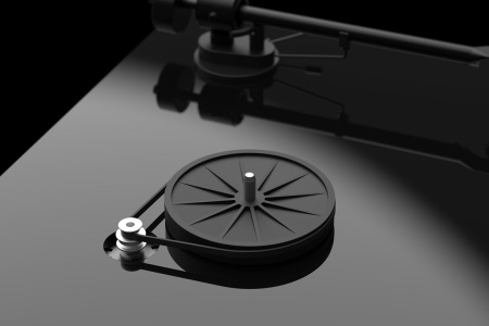 Pro-Ject T1 (OM 5E) WHITE виниловый проигрыватель_4